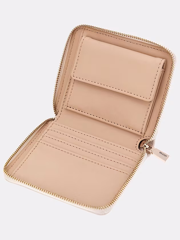 Nastra stitch-detail mini wallet - GUESS