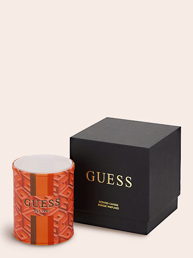 Small G cube candle - GUESS