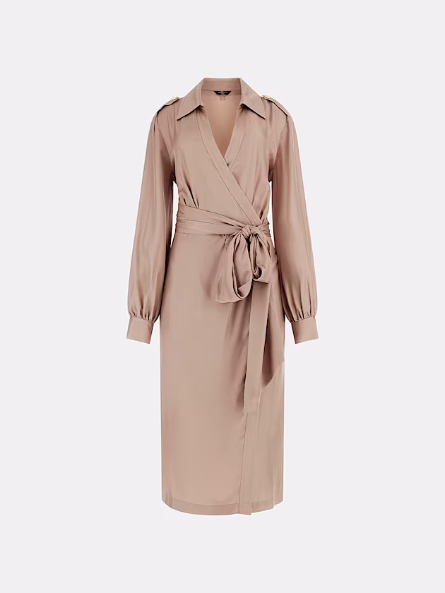 Marciano wrap midi dress - GUESS