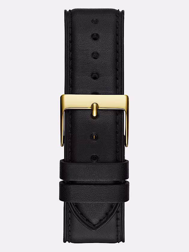 Multi-function genuine leather watch - GUESS