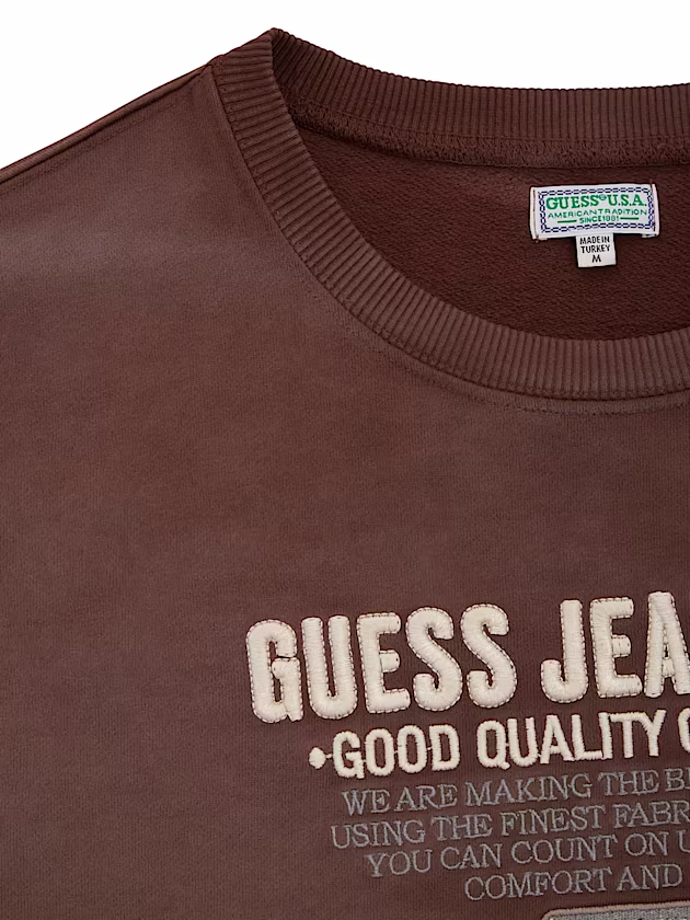 Script Logo Crewneck Sweatshirt - GUESS