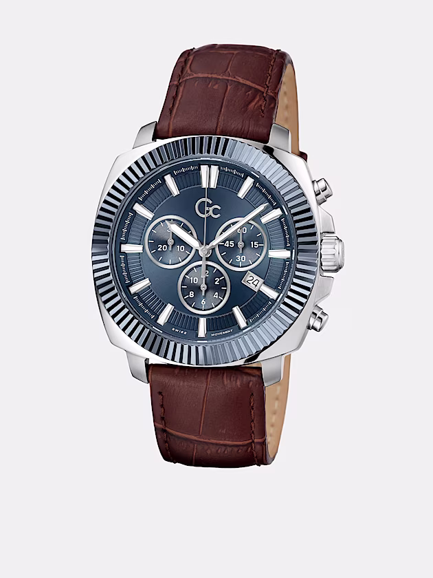 GC watch in genuine leather - GUESS