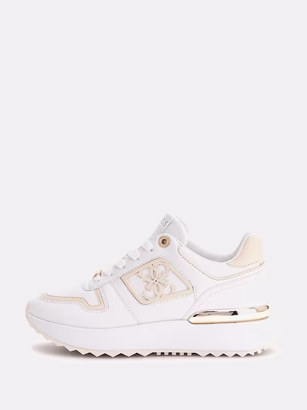 Koyaa 4G peony logo running shoe - GUESS