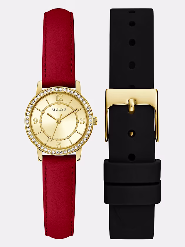 Analogue watch with interchangeable strap - GUESS