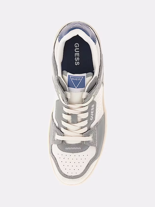 Vincent leather-blend sneaker - GUESS