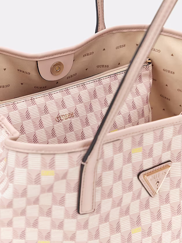 G Wave geometric-print shopper - GUESS