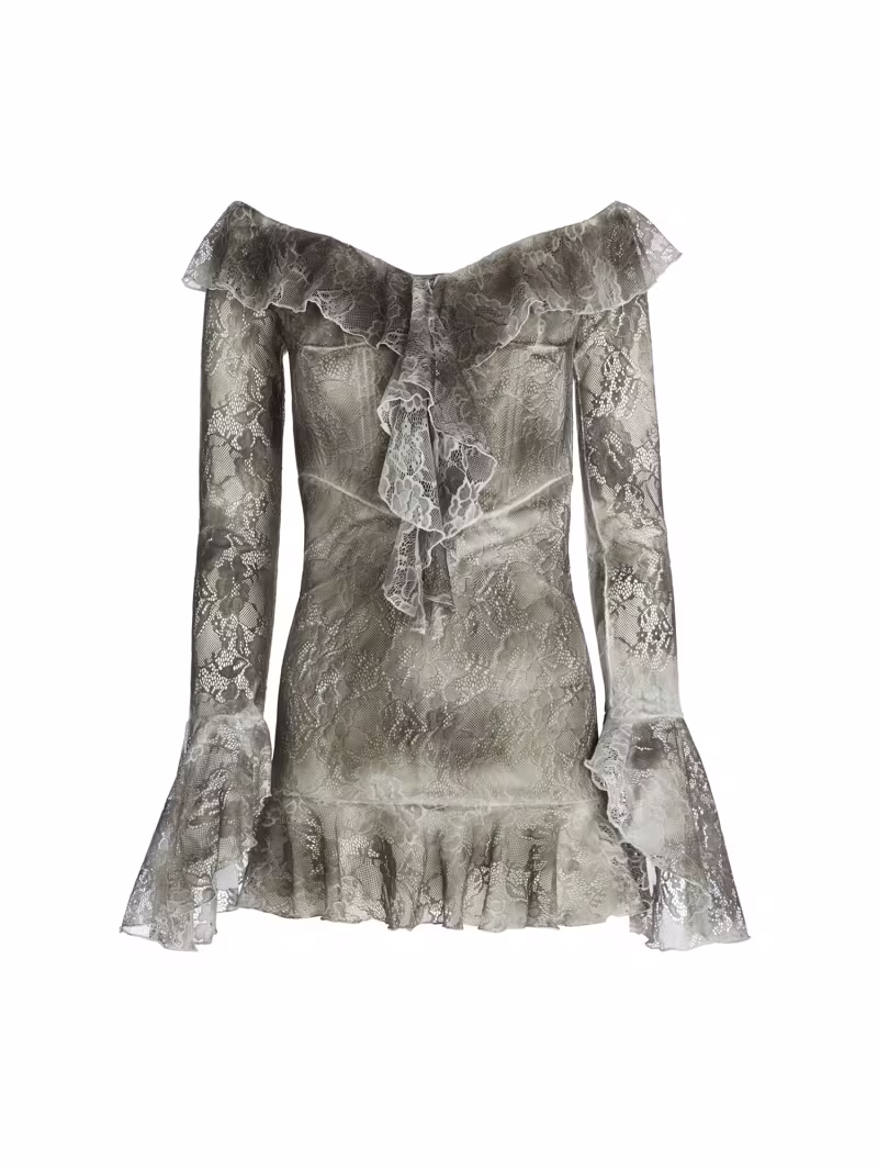 Lace corset mini dress - GUESS