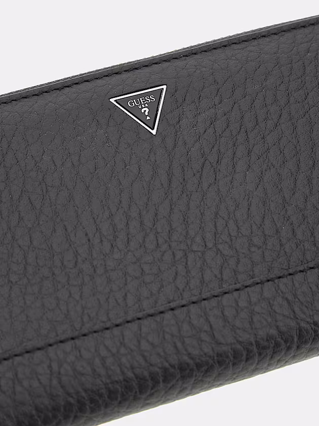 Barcellona genuine leather mini wallet - GUESS