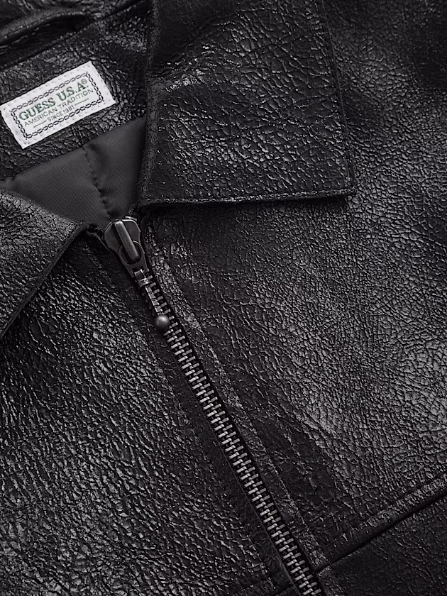 Genuine leather jacket - GUESS