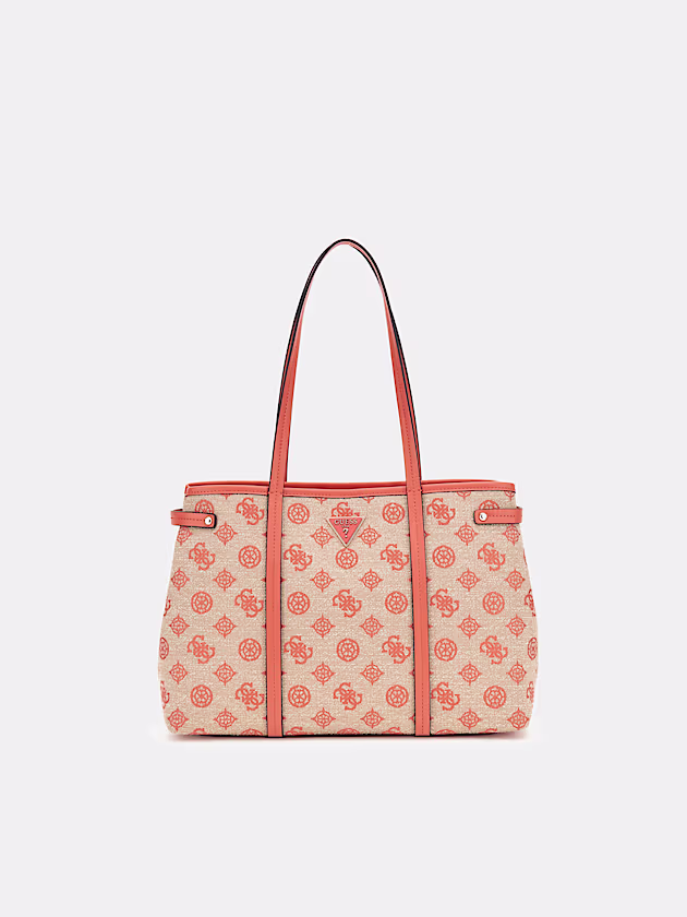 Beyza 4G peony logo shopper - GUESS