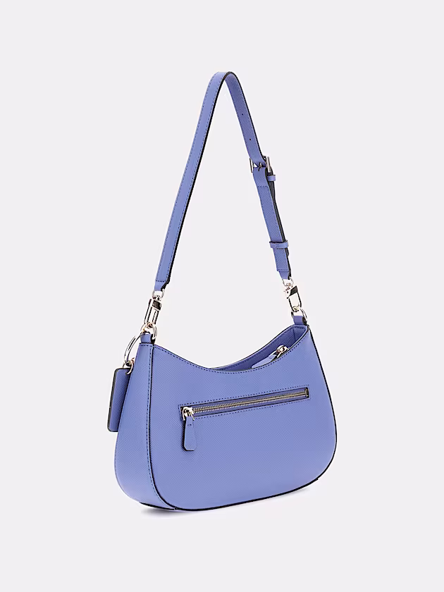 Noelle Saffiano Shoulder Bag - GUESS