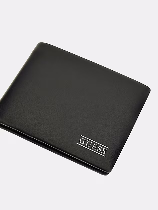 New Boston genuine leather wallet - GUESS