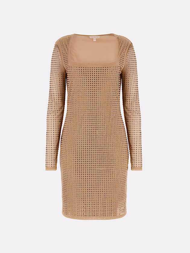 Rhinestones mini dress - GUESS