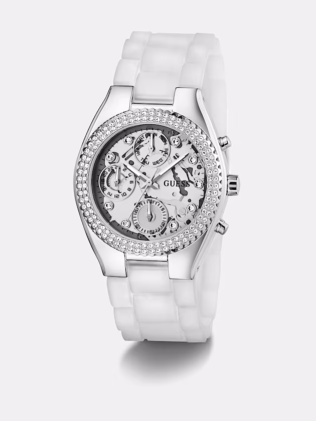 Multi-function silicone watch - GUESS