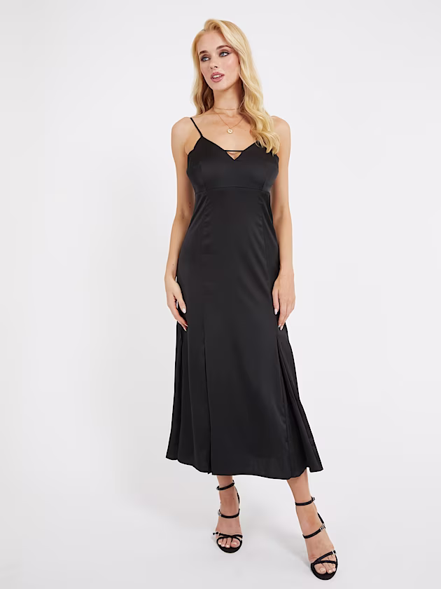 Satin long dress - GUESS