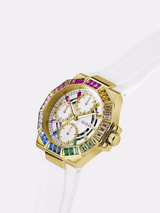 Multi-function crystal watch - GUESS