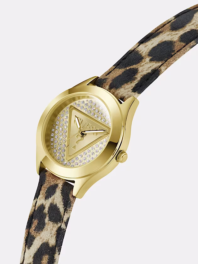Crystal appliqué analogue watch - GUESS