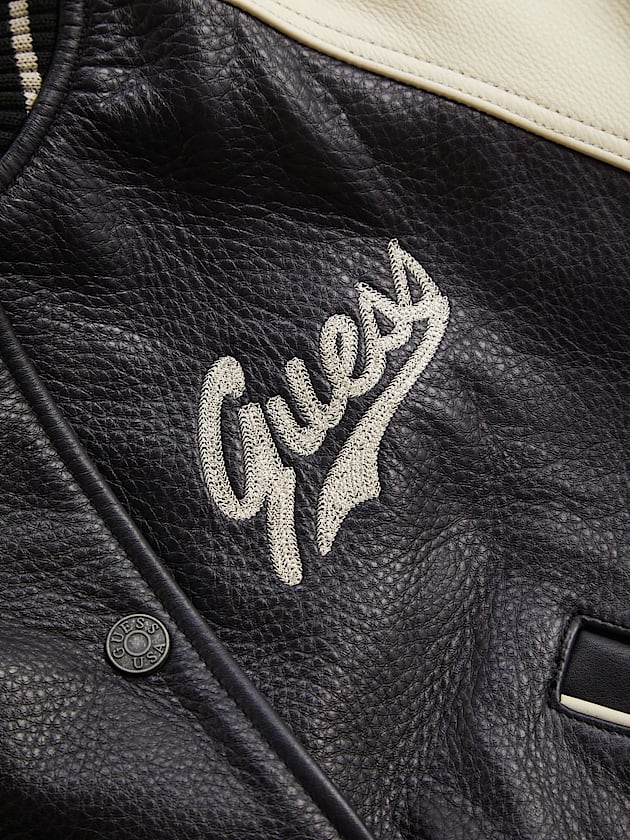 Genuine leather jacket - GUESS