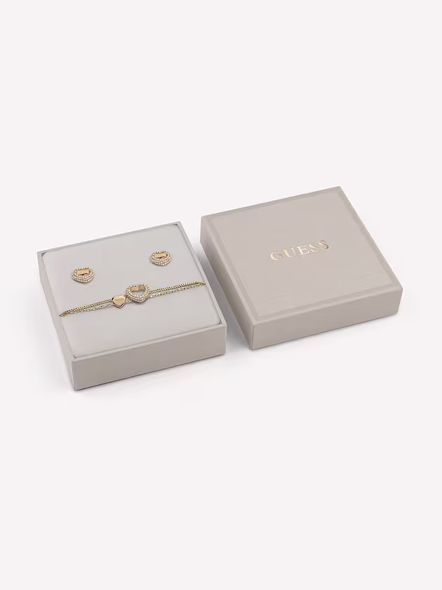 Beloved earrings and bracelet set - GUESS