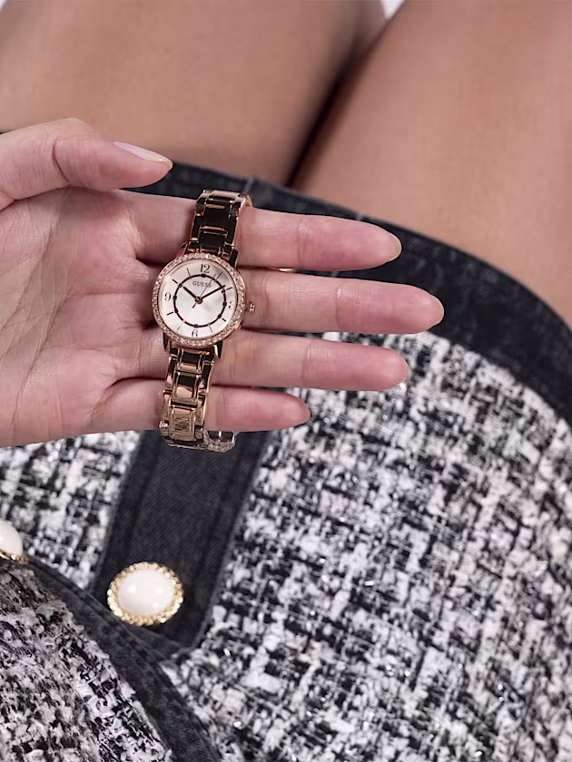 Crystal analogue watch - GUESS
