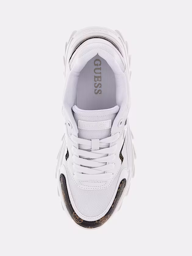 Nowah 4G Peony logo running shoes - GUESS