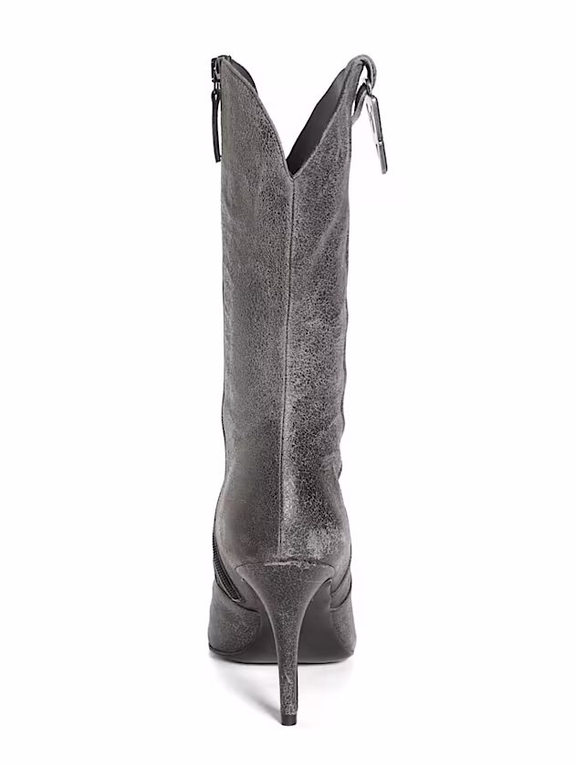 Real leather stiletto boots - GUESS