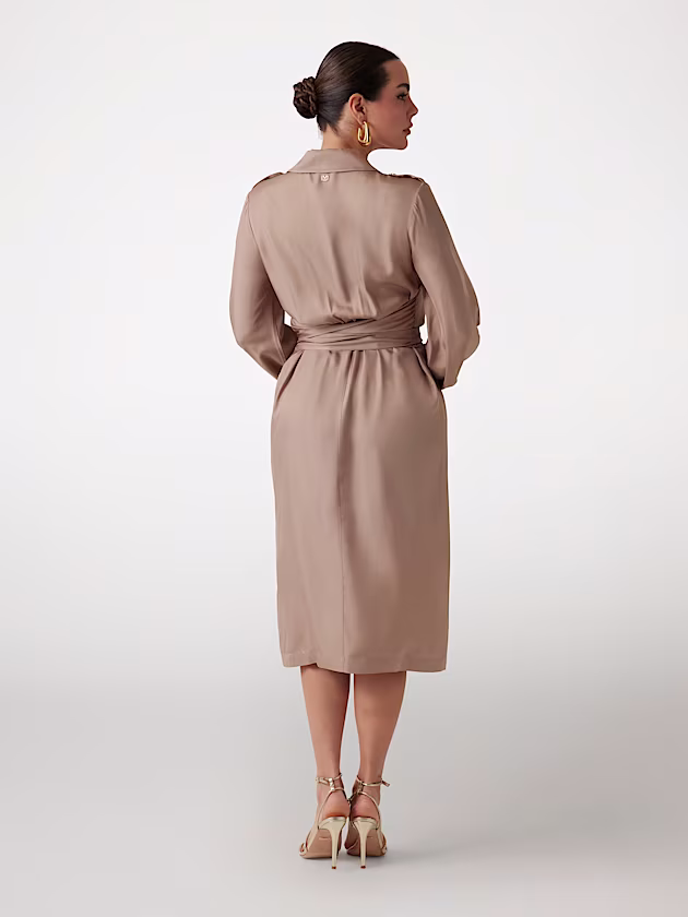 Marciano wrap midi dress - GUESS