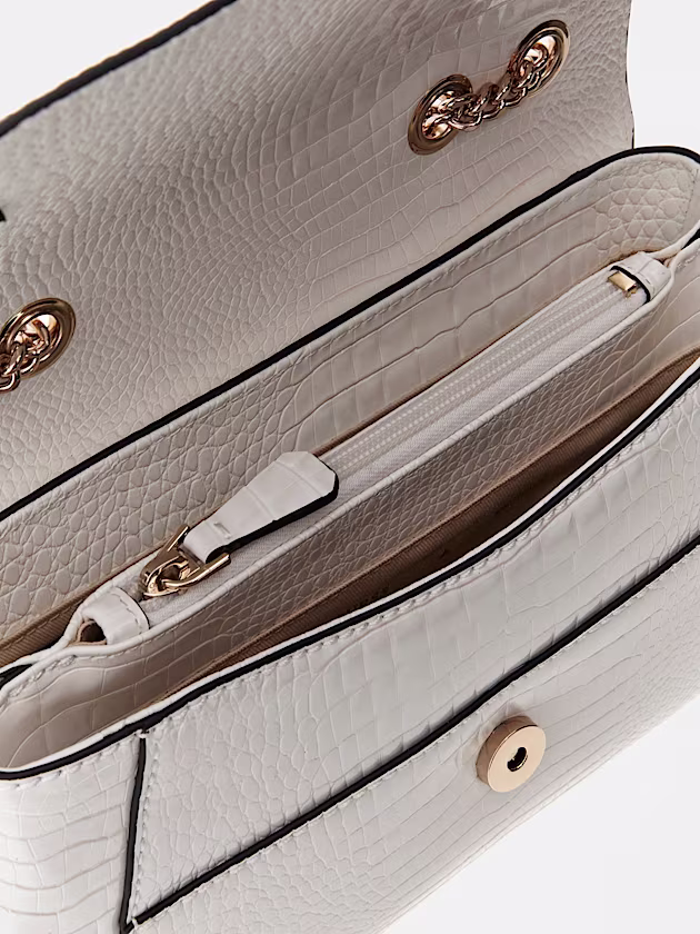 Silvye croc-print crossbody - GUESS