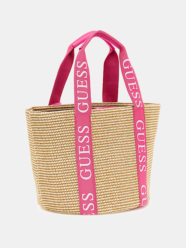 Straw shopper bag - GUESS
