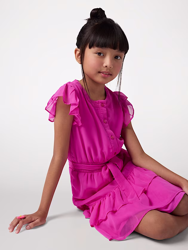 Chiffon midi dress - GUESS