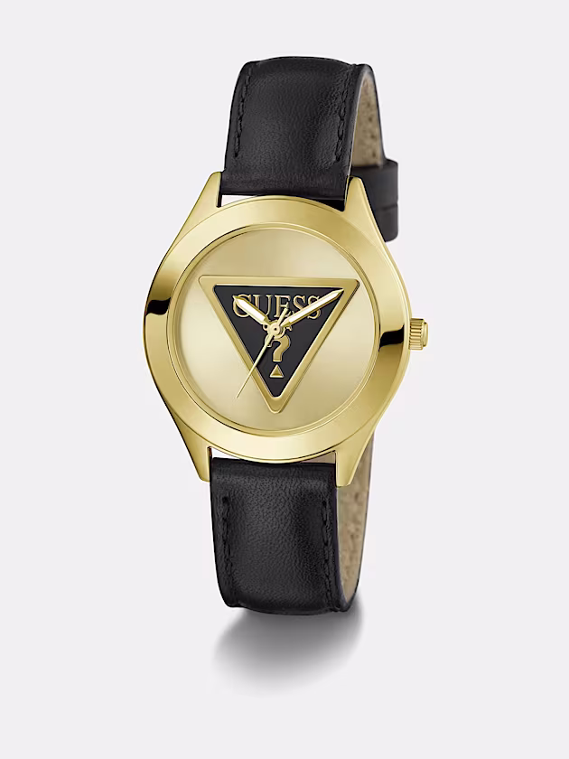 Genuine Leather analogue watch - GUESS