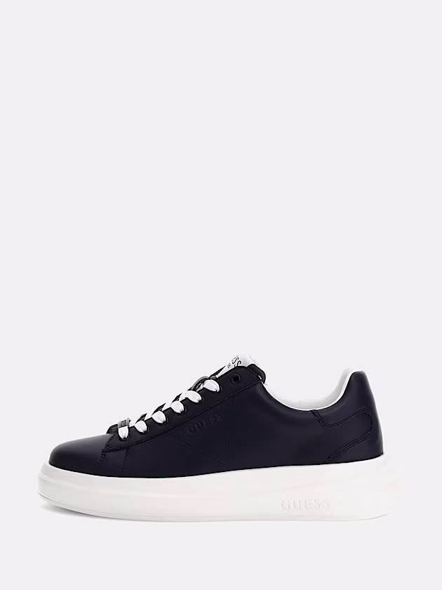 Elba leather-blend sneaker - GUESS