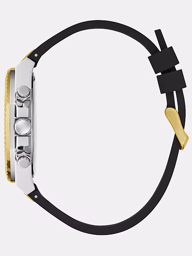 Genuine Leather multi-function watch - GUESS