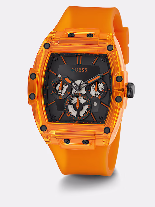 Silicone multi-function watch - GUESS
