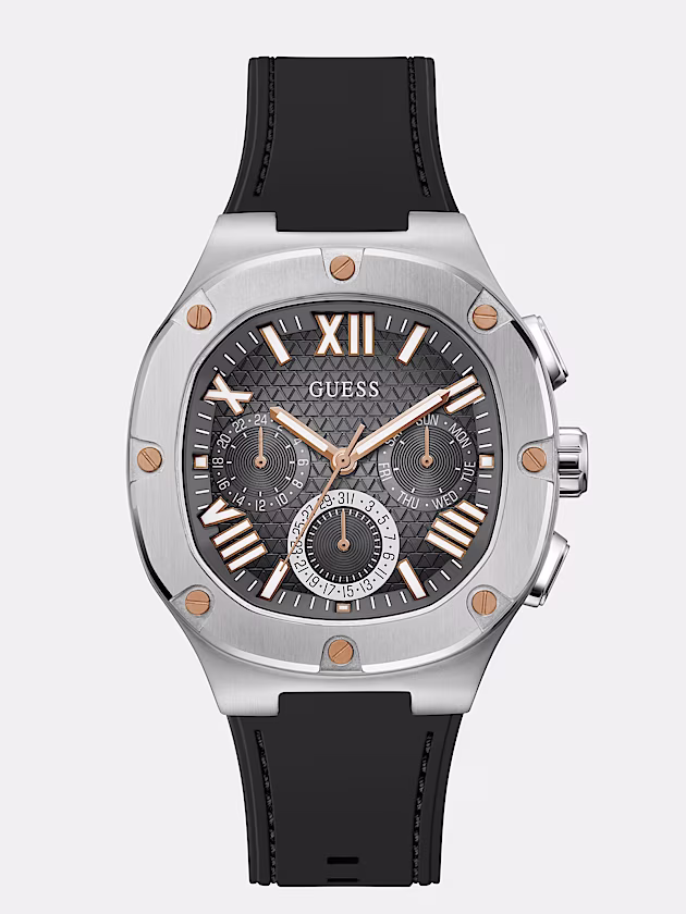 Multi-function silicone watch - GUESS