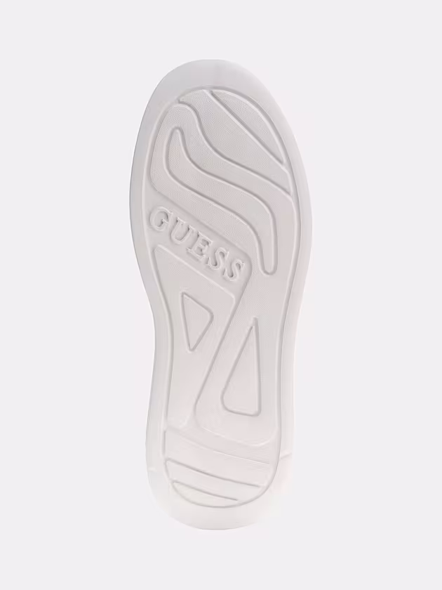 Elba leather-blend sneaker - GUESS