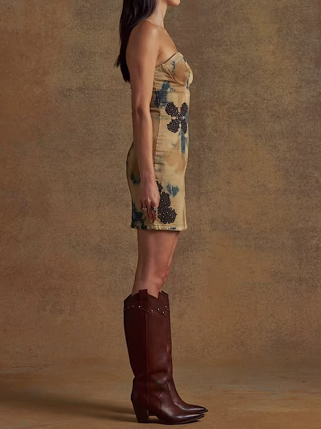 Bleachet denim dress - GUESS