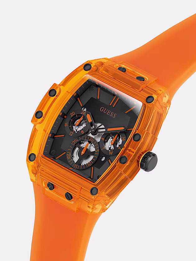Silicone multi-function watch - GUESS