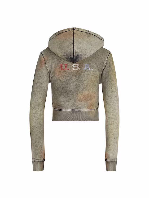 Rhinestones sweatshirt - GUESS