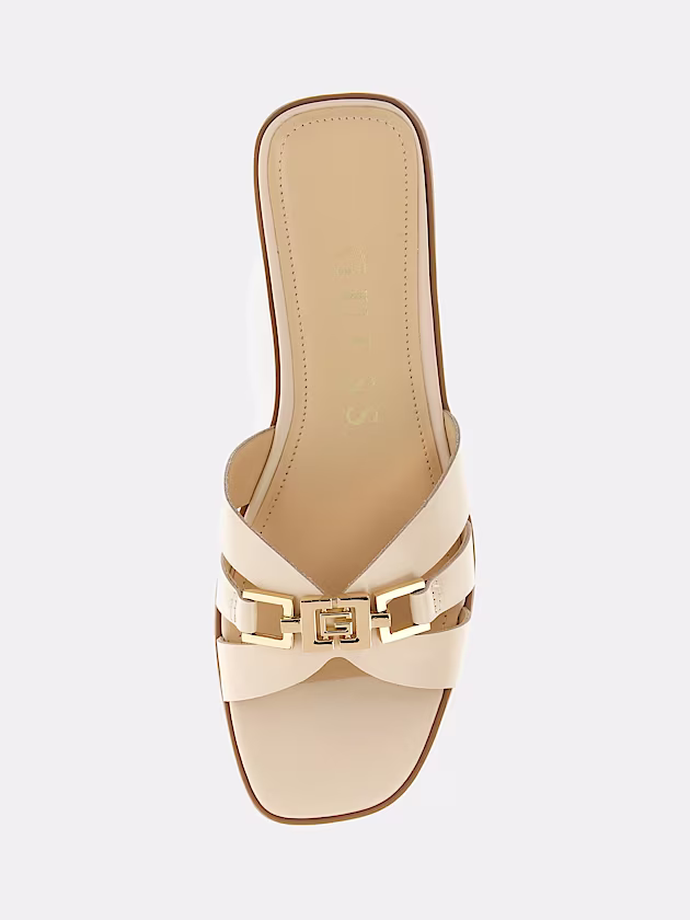 Realla genuine leather sandal - GUESS