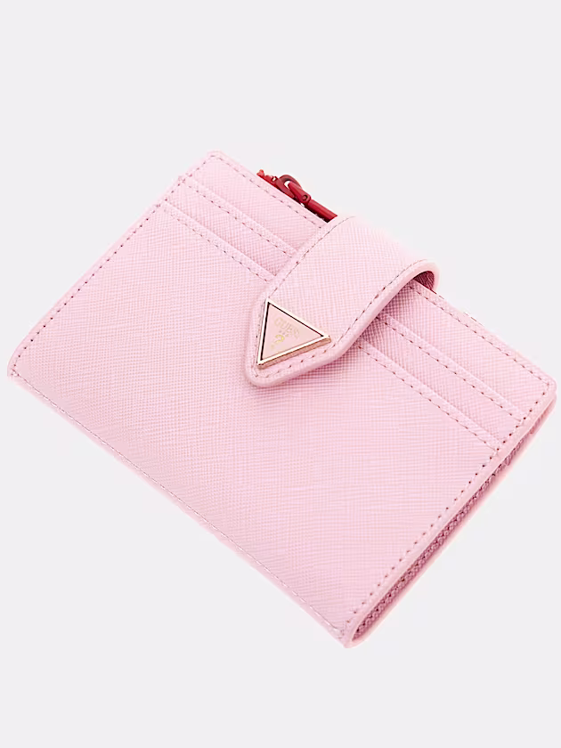 Saffiano Credit Card Holder - GUESS