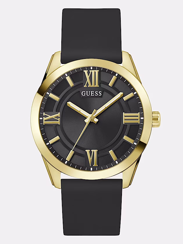 Silicone analogue watch 44 mm - GUESS