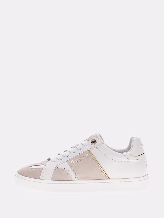Jrone suede-insert sneaker - GUESS