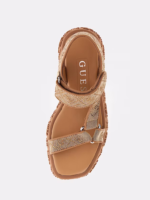 Lode 4G logo sandal - GUESS