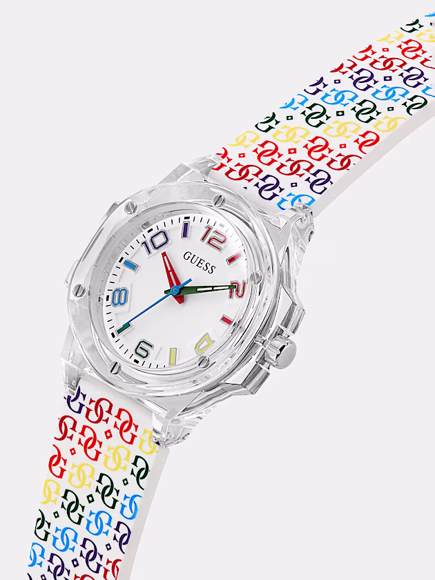 Silicone analogue watch 34 mm - GUESS