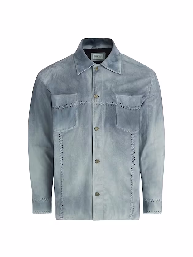 Regular fit suede shirt - GUESS