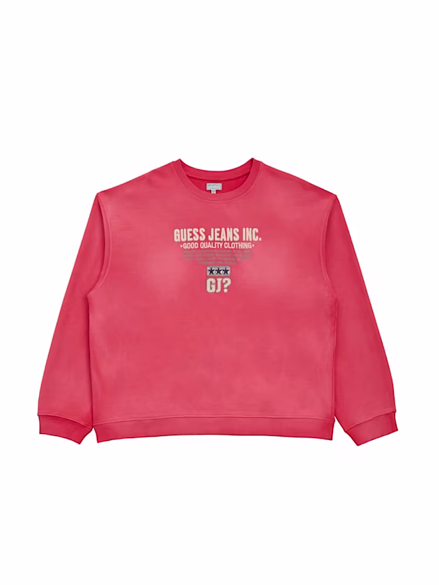 Script Logo Crewneck Sweatshirt - GUESS