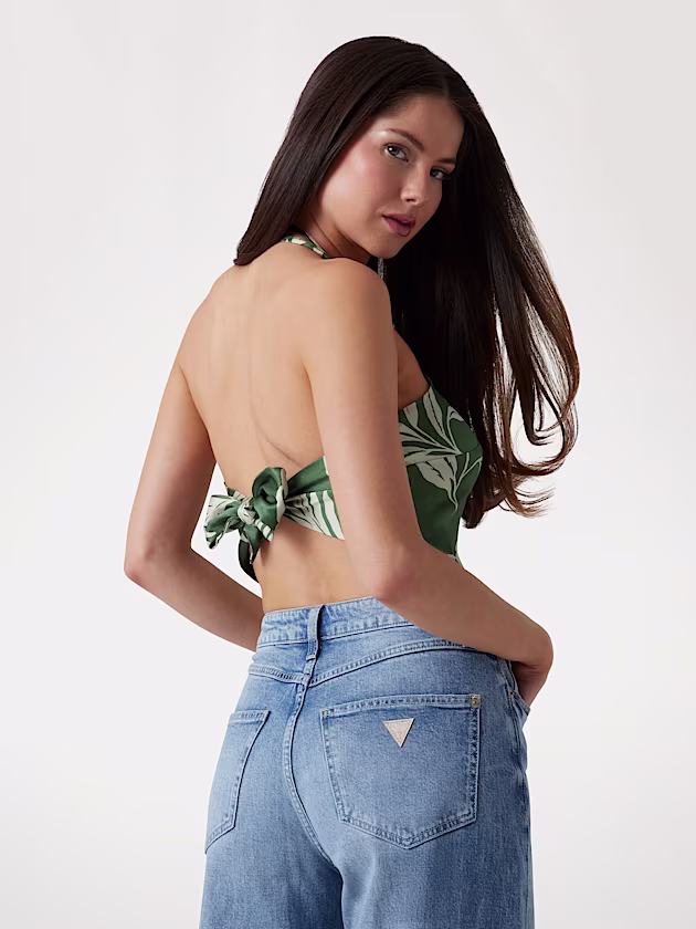 Satin halter top - GUESS