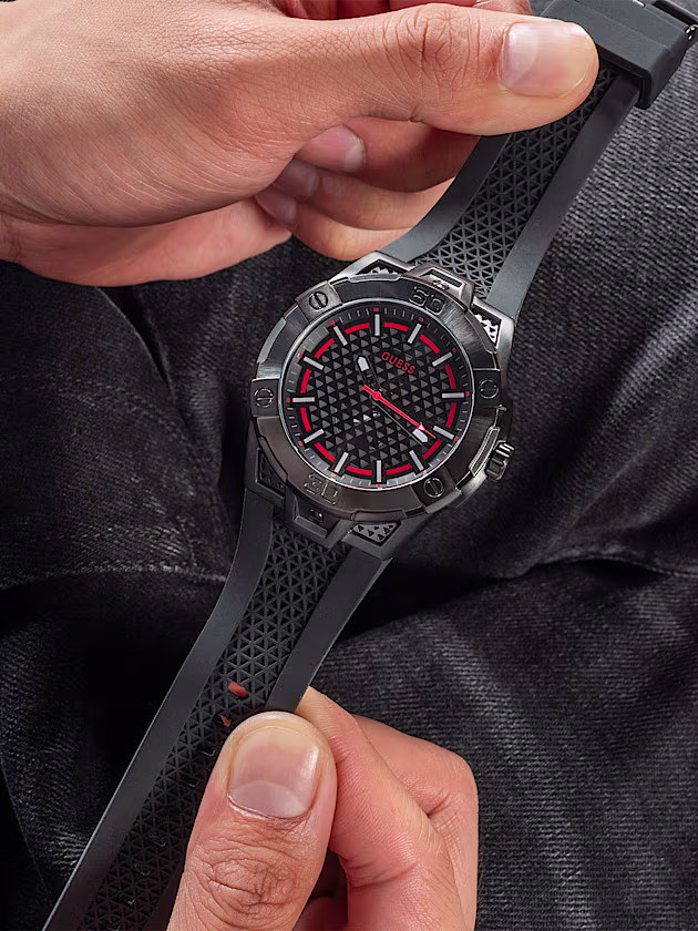 Silicone analogue watch - GUESS