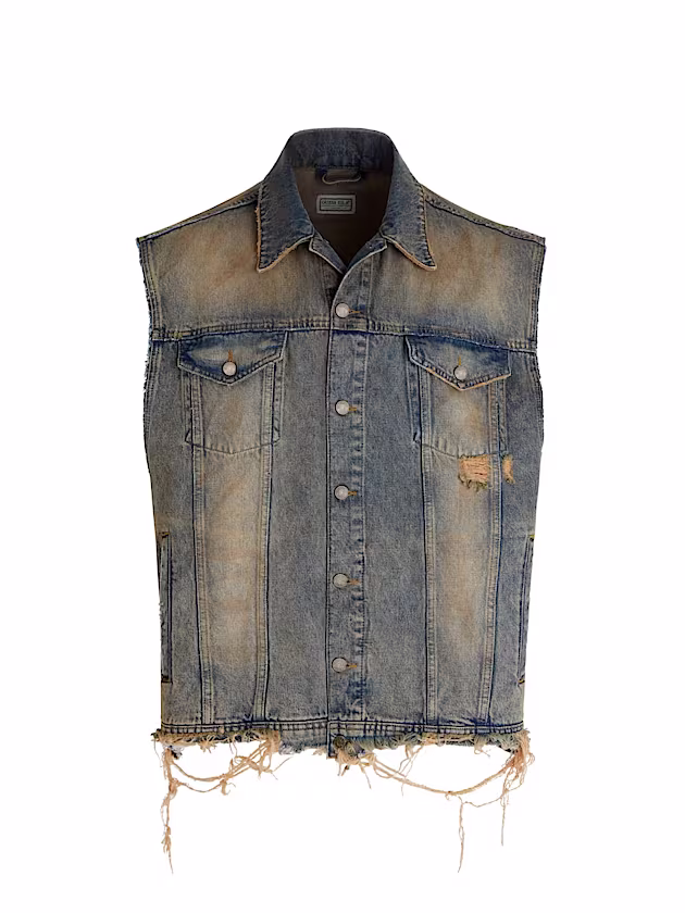 Denim trucker vest - GUESS